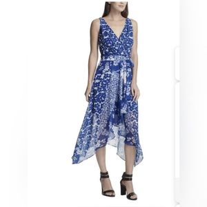 DKNY Midi Wrap Dress